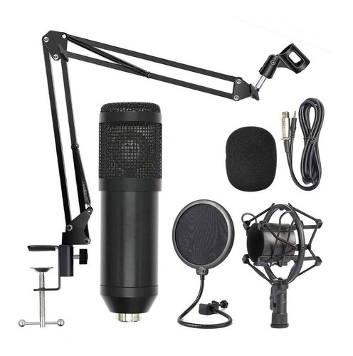 Kit Hügel Cm800 Kit Bk Mic Condenser Sop/araña Pop Filter