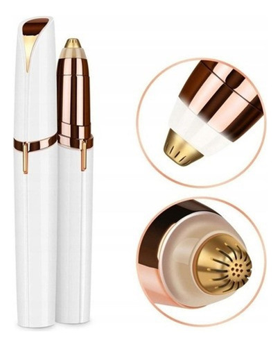 Caneta Depiladora P/ Sobrancelha Cor Branco