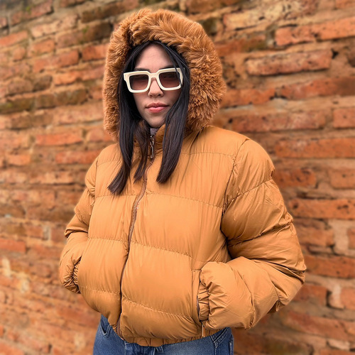 Campera Puffer Reversible Importada Abrigo De Invierno