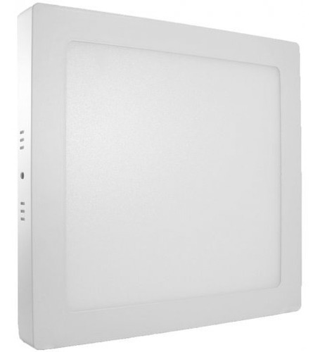 Painel Led Sobrepor 18w 3.000k Quadrado 21cm Bivolt Blumenau Cor Branco 110V/220V