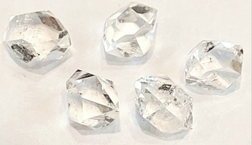 Diamante Herkimer Cristal De Cuarzo Hialino Biterminado X 1