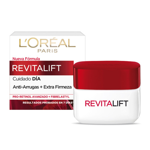 Crema L'oréal Hidratante Antiarrugas De Revitalift 50 Ml L'Oréal Paris día para todo tipo de piel de 50mL