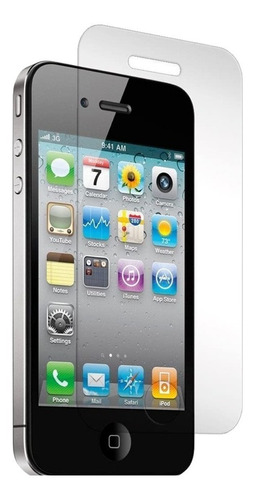 Vidrio Templado Plano Para Apple iPhone 4/4s