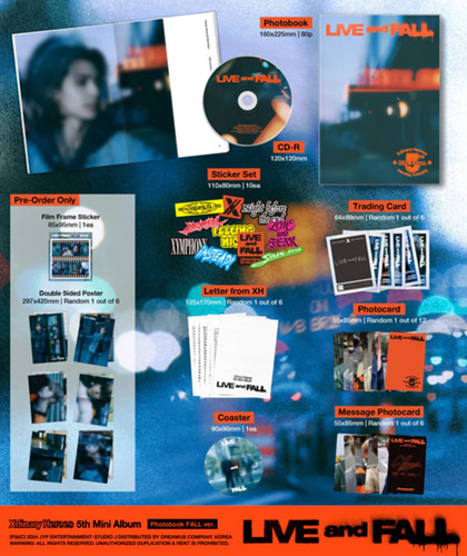 Xdinary Heroes - Live And Fall Ver. Photobook Random Kpop
