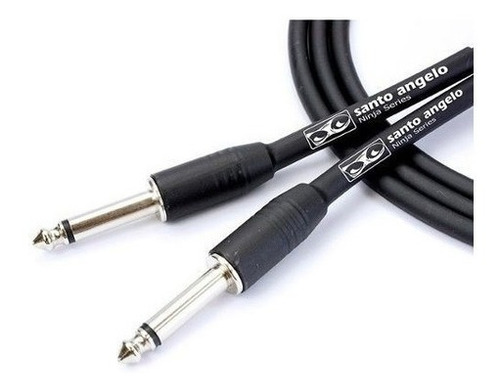 Cabo P10 X P10 Guitarra Baixo Santo Angelo Ninja 0,91 Metros