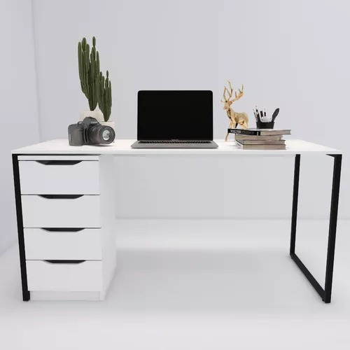 Mesa Gamer Com 4 Gavetas
