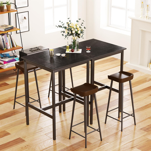 Mesa De Bar Industrial Fácil Montaje Estructura Resistente N