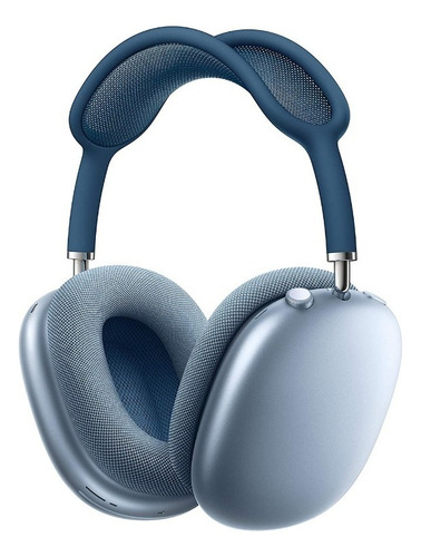 Fone De Ouvido Bluetooth Sem Fio Ajustável Headset Academia Cor Azul