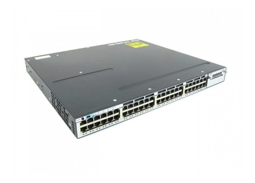 Imagem 1 de 2 de Switch Cisco Catalyst 3750x Poe+ 48 Portas Ws-c3750x-48pf-s