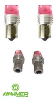 Comprar Bombillo Led 1156 Ba15s 12v Red + Flash  1 Contacto