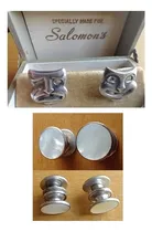 Comprar Gemelos Para Camisas - Antiguos Plata Nácar Por Par O Lote