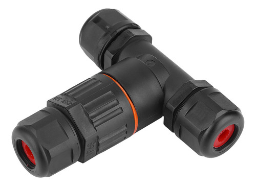 Conector De Cabo Ip68 Impermeável, Junção Externa De 3 Vias