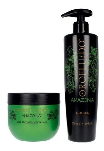 Pack Orofluido Amazonia Revlon 500 Ml Reparador Sin Sal