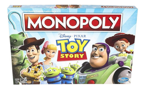 Monopoly Toy Story Español Juego De Mesa Disney Hasbro +8