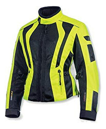 Motociclismo, Olympia Women's Air Glide 5 Jacket (neon Yello