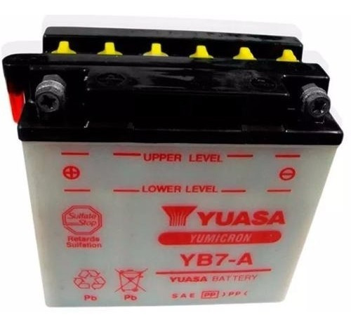 Bateria Yuasa Yb7-a Suzuki Gn - Sti Motos