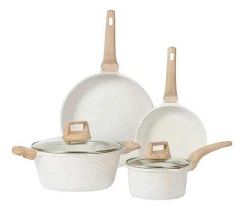 Juego De 9 Ollas Bateria Cocina Antiadherente Ceramic 