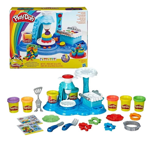 Play Doh Fiesta De Pasteles Arcoiris 7 Latas 392g