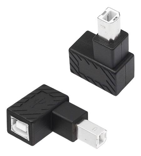 Yacsejao Adaptador De Impresora Usb 2.0 Tipo B, Paquete De 2