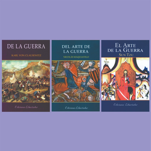 Lote X 3 Libros Estrategia El Arte De La Guerra