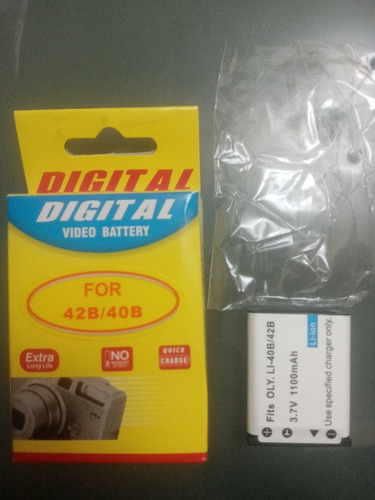 Batería Para Cámara Digital Video Para 42b 40b