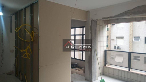 Imagem 11 de 12 de Flat Com 1 Dormitório À Venda, 43 M² Por R$ 190.000,00 - Itararé - São Vicente/sp - Fl0010