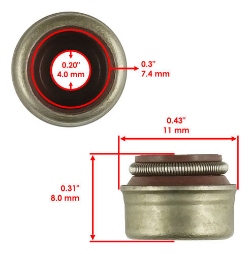 Caltric 0809-229 0809-040 0809-231 0830-186 Exhaust Valv Cch