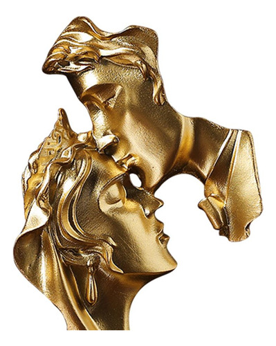 2 Uds Estatua De Besos Figuritas Coleccionables