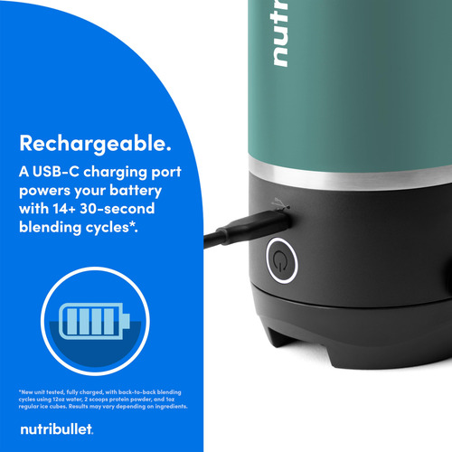 Licuadora Portátil Nutribullet Flip Con Vaso Aislante 350 Ml