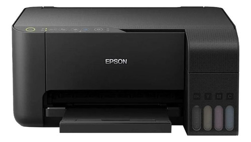 Imagem 1 de 3 de Impressora a cor multifuncional Epson EcoTank L3150 com wifi preta 110V/220V