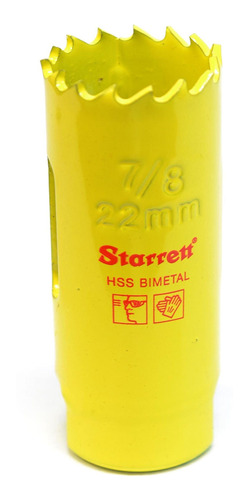 Sierra Copa Bimetal 22 Mm (a4) - Starrett - Fast Cut Starret