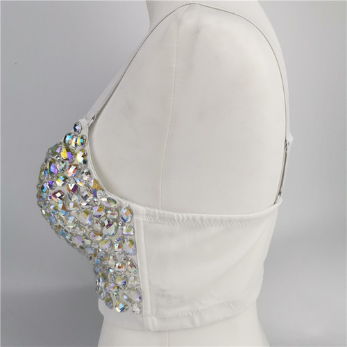 Color Diamond Bra Sequin Suspender Bra Carnival 