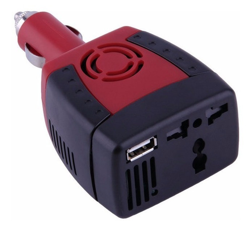 Inversor Conversor 75w P/ 110v Ou 220v Tomada Usb Veicular