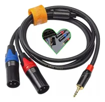 Comprar Cable De Audio Trs Mini Plug 3.5mm A Dual Xlr Macho 3 Metros