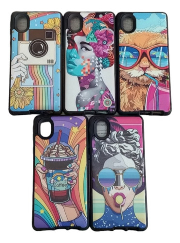 Funda Para Samsung A01 Core  Diseño + Vidrio Templado