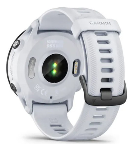 Relógio Garmin Forerunner 955, versão solar, moldura Smartwatch Touch, cor branca