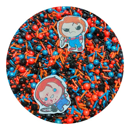 Sprinkle Confeti Mix Chucky Miedo Halloween