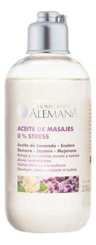 Aceite De Masajes 0% Stress