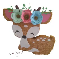 Comprar Piñatas Personalizada Estilo Mexicano Ciervo Bosque
