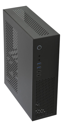 Estojo Para Computador Desktop Pequeno 1u 7.3l Aço Preto