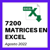 Comprar 7200 Matrices Precios Unitarios Excel Actualizada Agosto2022