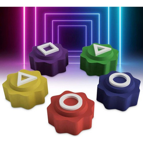 Juego De Dados Squid Game Con Cartas De Piedra Shuttlecock