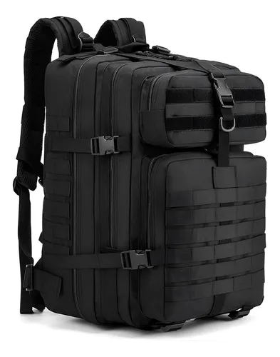 Mochila Táctica Militar Mil -Tec , Negro , 36L