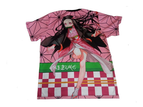 Imagen 2 de 4 de Polera Nezuko Estampada