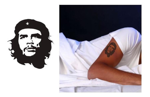 Tatuaje temporal revolucionario del Che Guevara