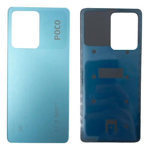 Tapa Trasera Para Xiaomi Poco X5 Pro Color Azul
