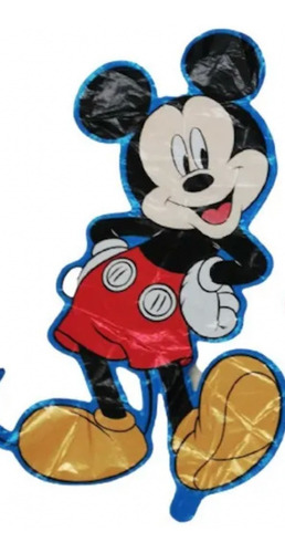 Globo Metalizados Mickey Minnie Happy Emoji 70x45cm Numero