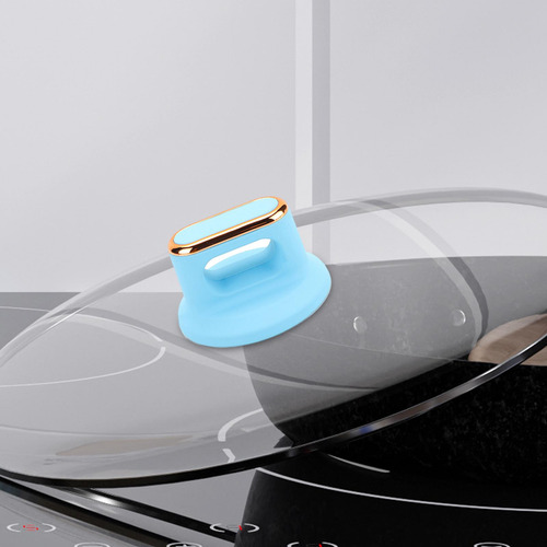 3 Universal Lid Handle Lid Knob Holding Knob Kitchen Blue