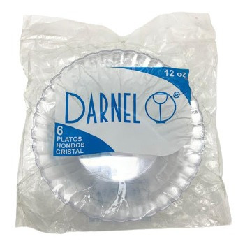 Platos Hondo Cristal 12oz Darnel 4599 2.47 Xavi