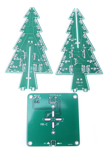 Kit De Circuito Electrónico 3d Led Diy Christmas Tree, Estér